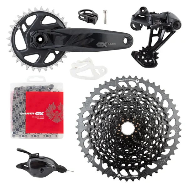 SRAM GX EAGLE GROUPSET - 175MM BOOST CRANKSET 32T DUB TRIGGER SHIFTER REAR DERAILLEUR 12-SPEED 10-52T CASSETTE 12-SPEED CHAIN